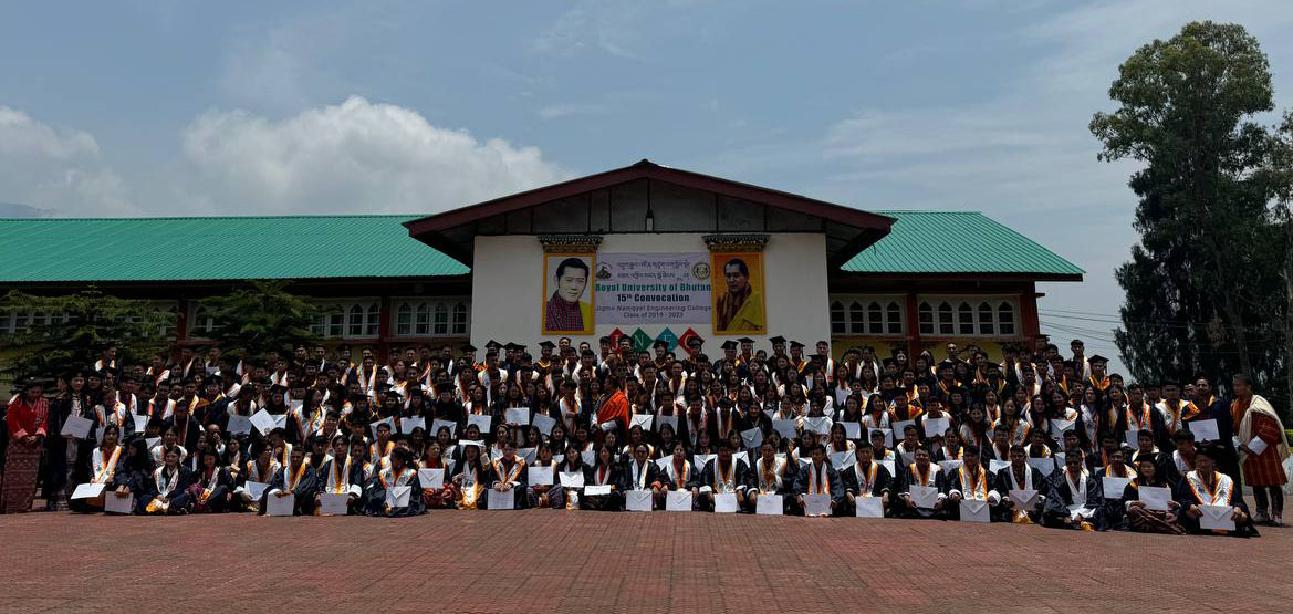 Convocation of the Royal University of Bhutan for JNEC | Jigme Namgyel ...